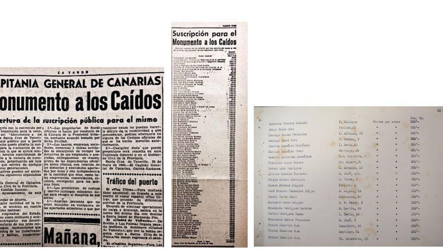 Apertura de la suscripción pública para construir el monumento a Los Caídos. (Catálogo de vestigios)