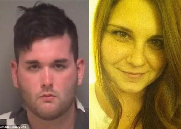 Montaje con el autor del ataque en Virginia, James Alex Fields, y la mujer asesinada, Heather Heyer.