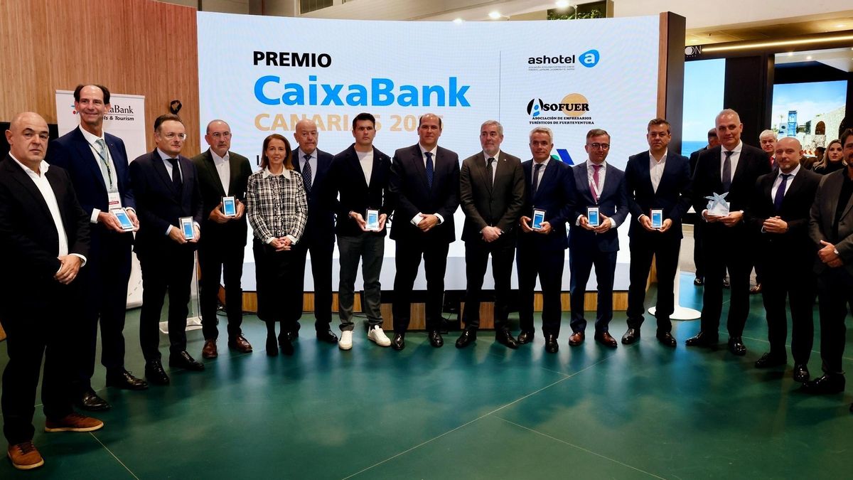 CaixaBank entrega en Fitur los ‘Premios de Innovación y Modernización de Empresas Turísticas en Canarias’