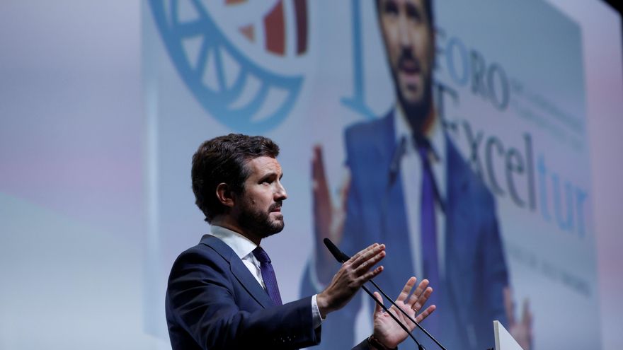 El presidente del Partido Popular, Pablo Casado, en una imagen de archivo. EFE/ Emilio Naranjo