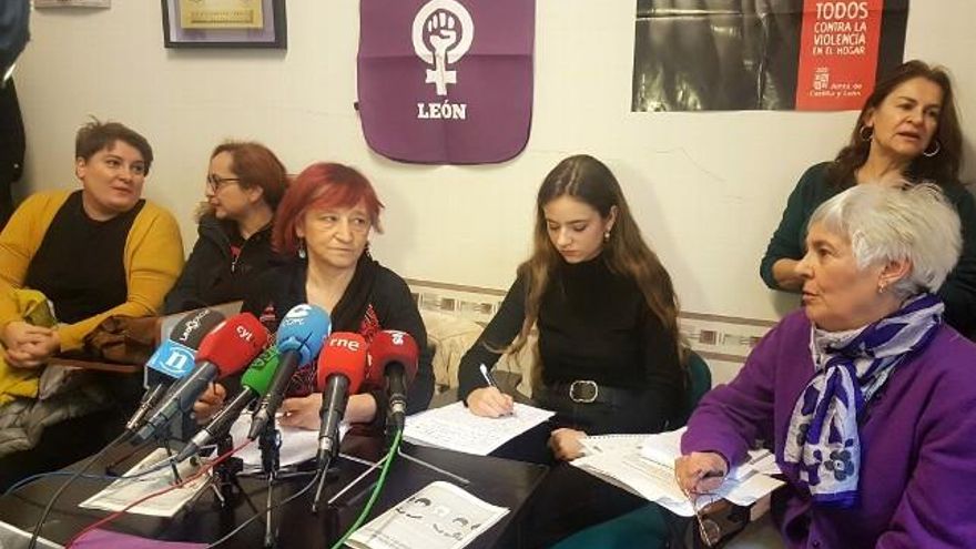 Presentación de los actos con motivo de 8M en León capital.