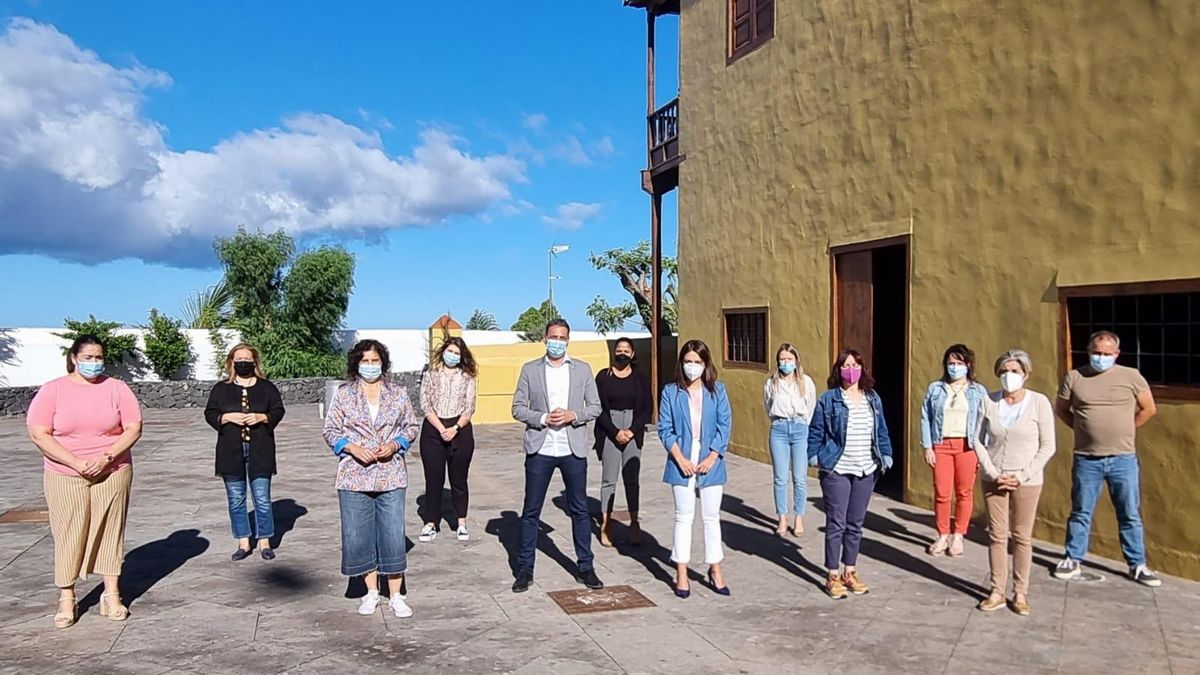 Miembros de la Mesa Insular de Cultura.