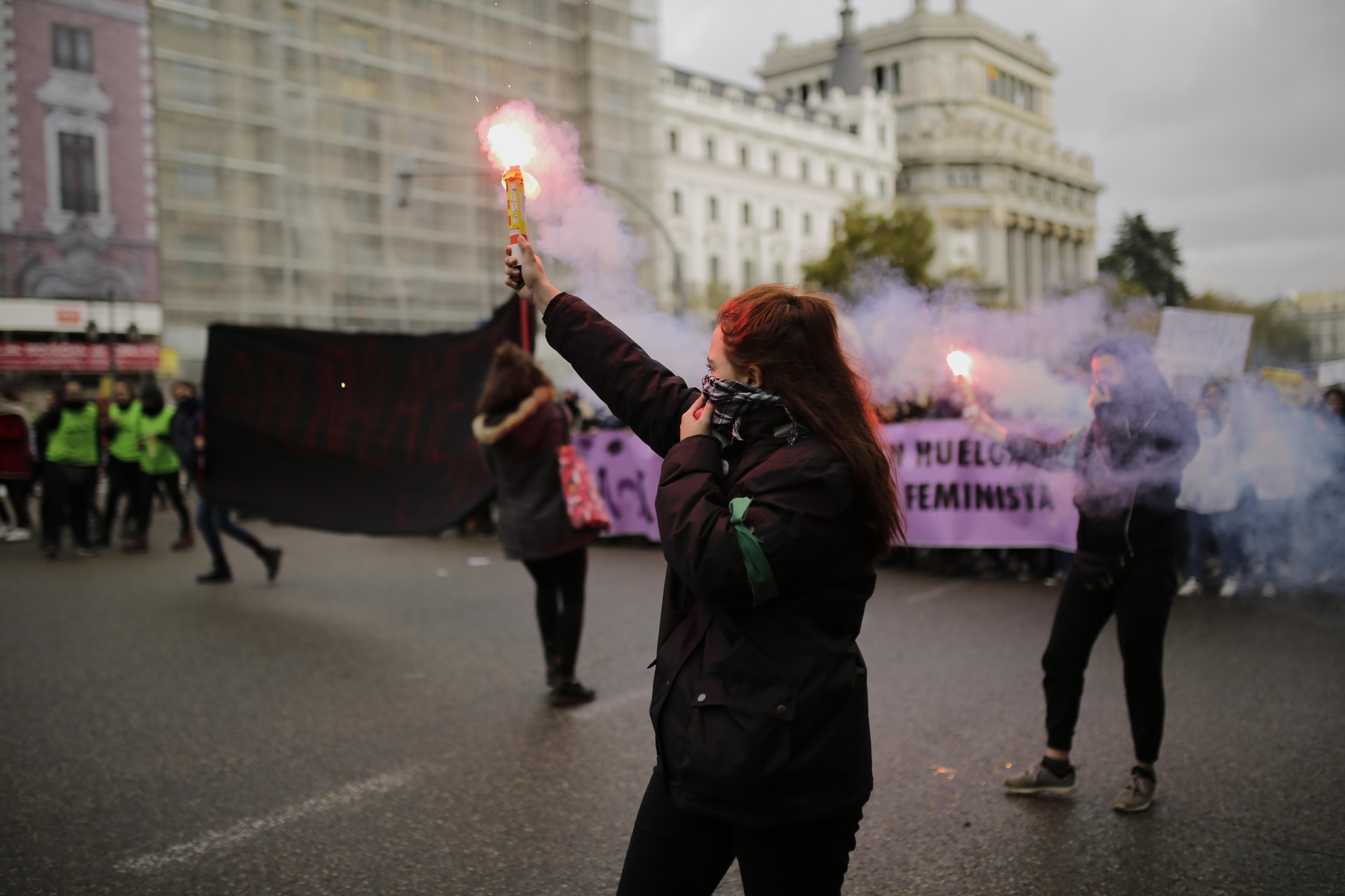 Bengalas para visibilizar la lucha contra la violencia de género