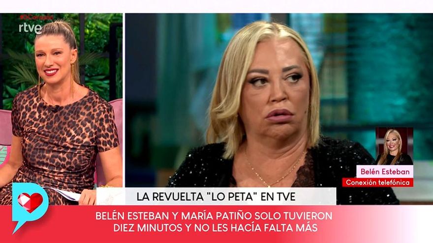 Belén Esteban repitió en TVE con una propuesta y alusión a su fichaje caído: "Hay cosas que no se pueden contar"