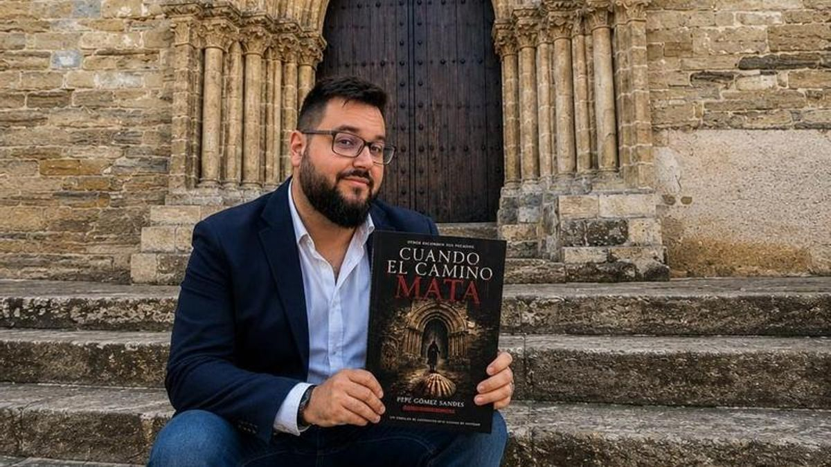 Pepe Gómez Sandes presenta este sábado en Villafranca del Bierzo su primera novela, 'Cuando el Camino mata'