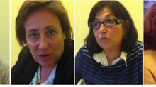 Alma Méijome, Eugenia Gil, Dolores García y Elisa Vizuete.