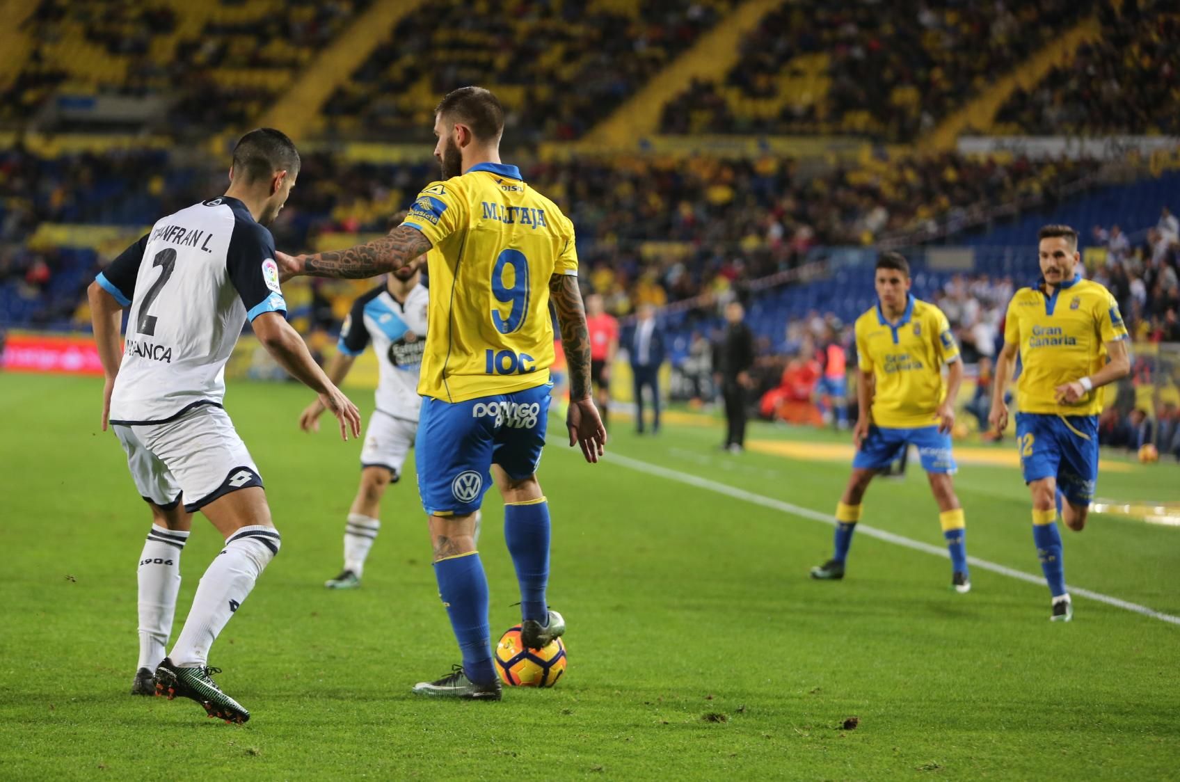 Imágenes del encuentro entre la UD Las Palmas - RC Deportivo de La Coruña. Alejandro Ramos.