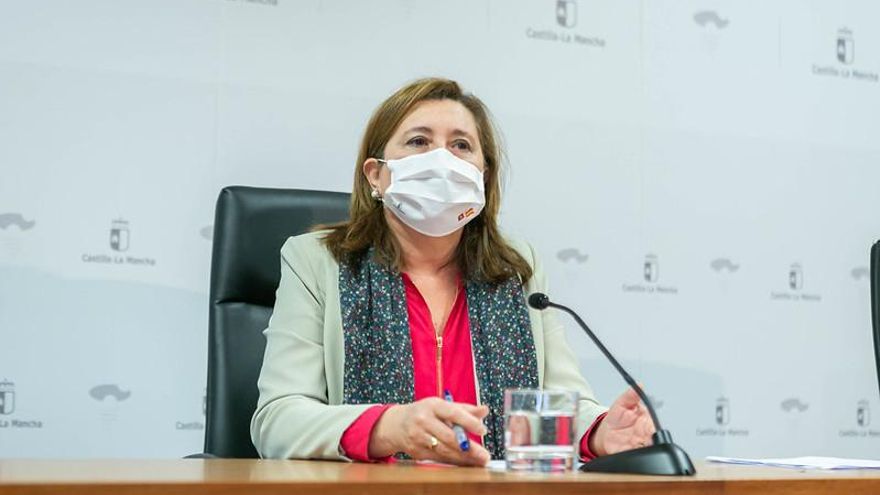 Rosa Ana Rodríguez en rueda de prensa