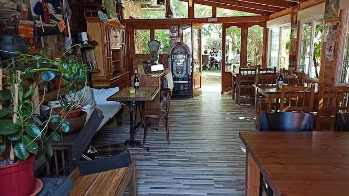 Así era el restaurante de Javier Vega en Las Médulas.