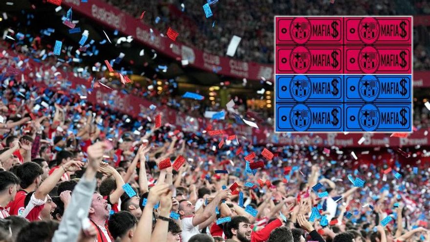 DAZN mostró las imágenes censuradas por Mediapro de la protesta en Bilbao por el 'caso Negreira'