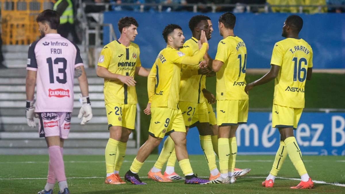 Las imágenes del Ciudad de Lucena - Villarreal CF