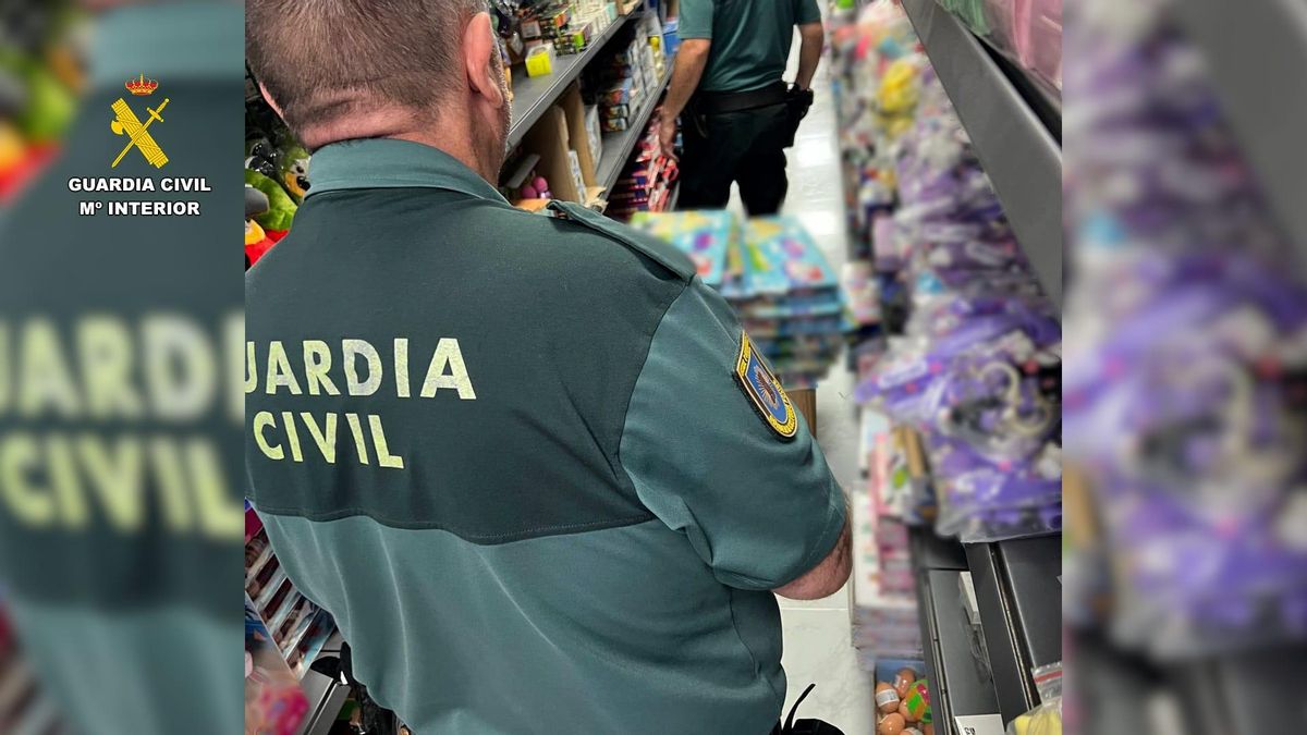 La Guardia Civil interviene más de 3 millones de euros en juguetes falsificados en un bazar de Tenerife