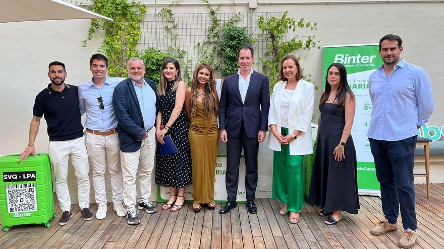 Binter y VB Group se alían en Madrid para atraer grabaciones hacia Canarias