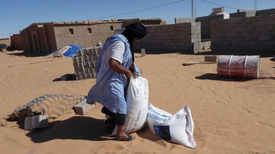 Imagen de archivo de un campamento de refugiados saharauis