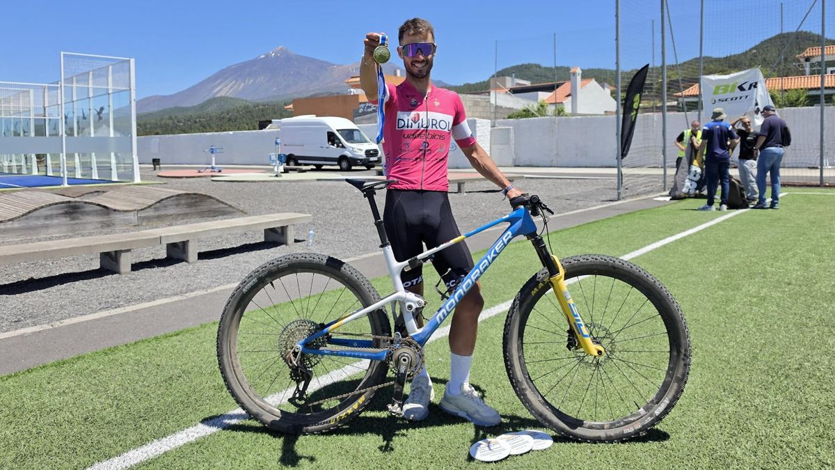 El ciclista palmero Pedro Rodríguez, campeón de Canarias de XCM
