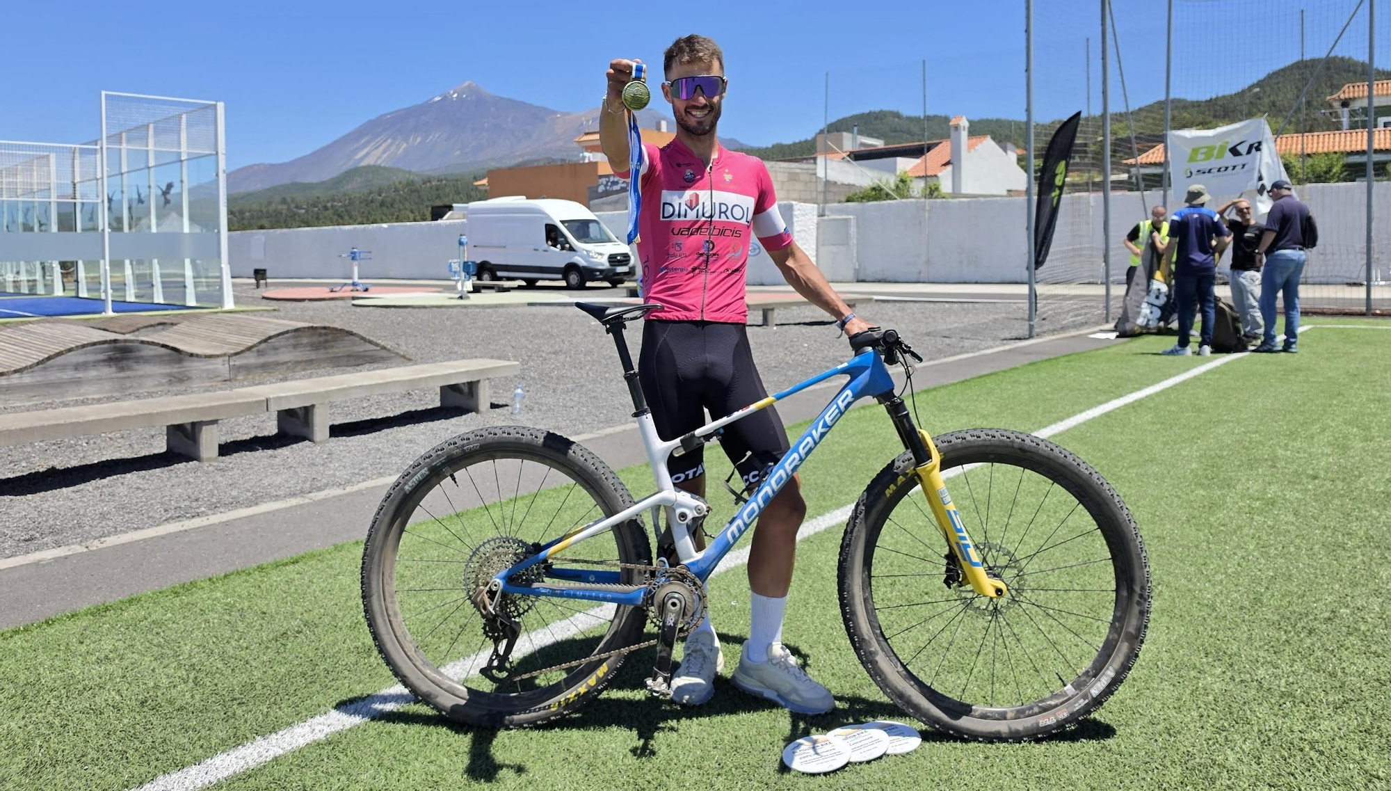 El ciclista palmero Pedro Rodríguez, campeón de Canarias de XCM.
