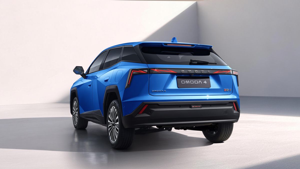 El Omoda 4 tiene un diseño más rompedor que el resto de la gama.