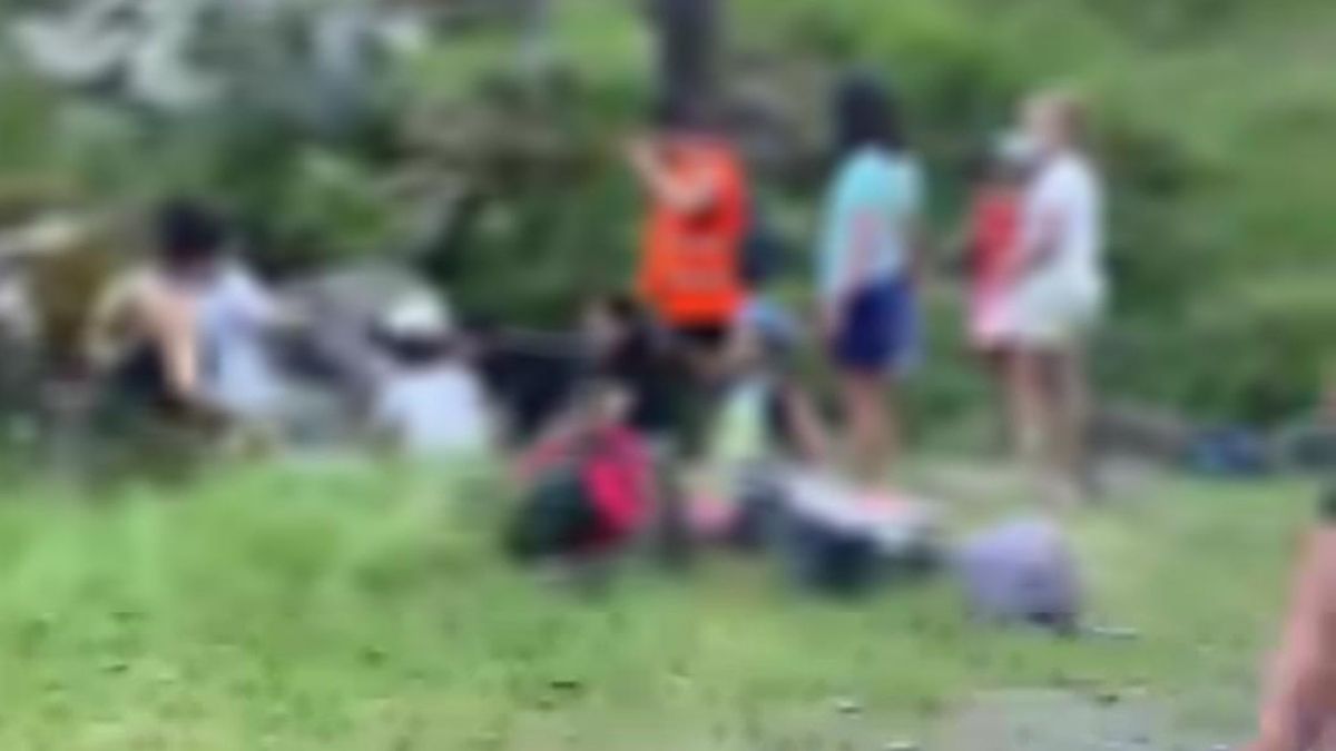 Rescate de los niños perdidos en el campamento de La Blanca