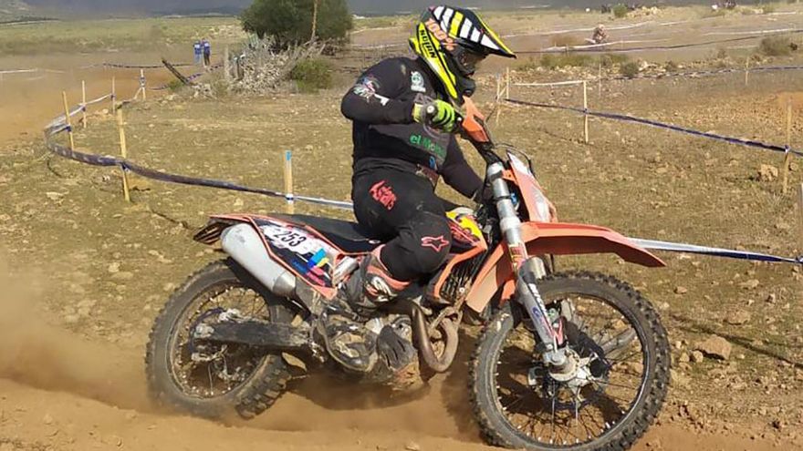 Enrique Pedraza, subcampeón de España de enduro