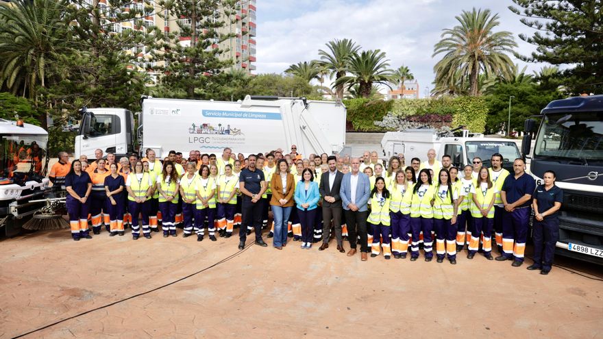 Las Palmas de Gran Canaria refuerza la higiene urbana con 420 efectivos y 40 vehículos para los distritos