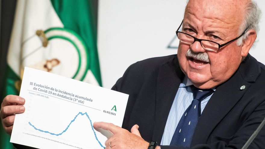 El consejero de Salud y Familias, Jesús Aguirre. EFE/ Raúl Caro.