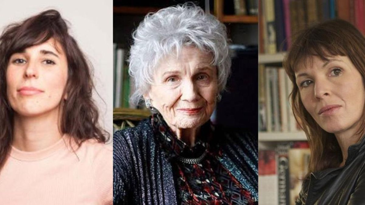 Magalí Etchebarne, Alice Munro y Rachel Cusak