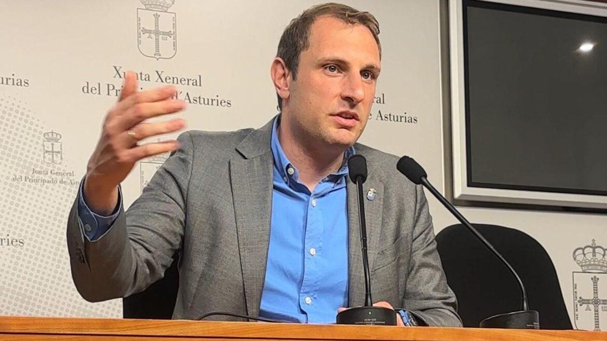 El diputado y portavoz de Foro Asturias, Adrián Pumares.