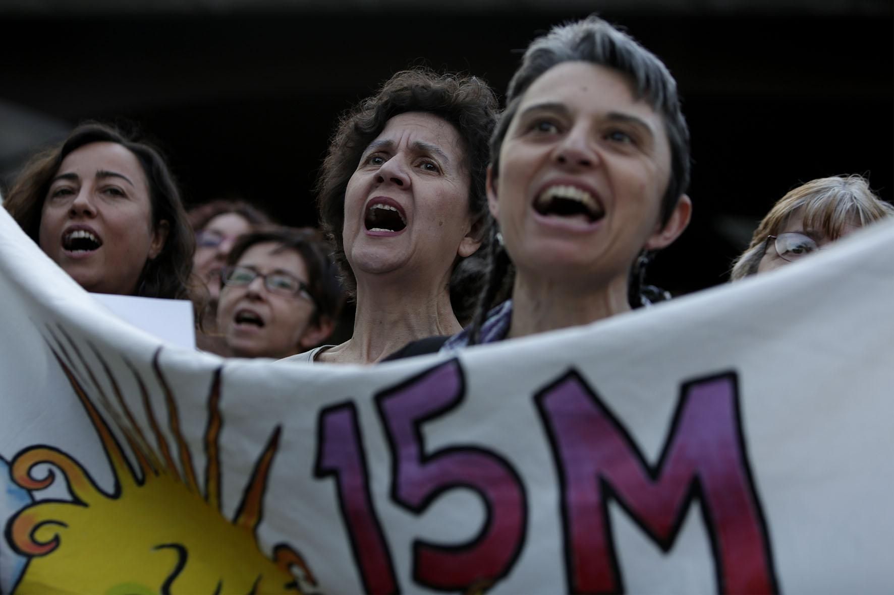 El 15M ha apoyado la convocatoria contra la troika de Madrid