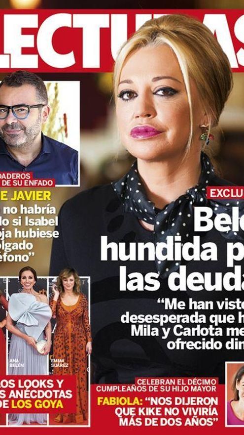 Belén Esteban, en la portada de la revista Lecturas