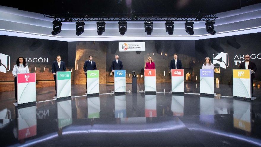 Debate electoral en Aragón TV