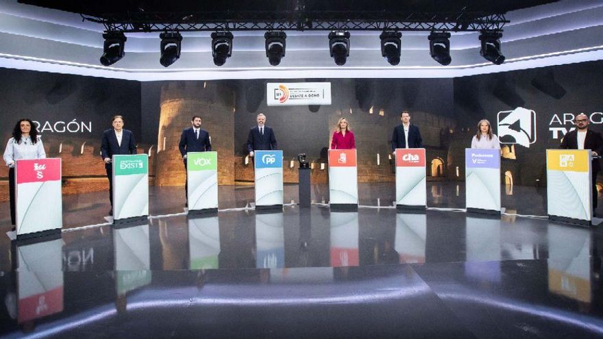 Debate electoral en Aragón TV