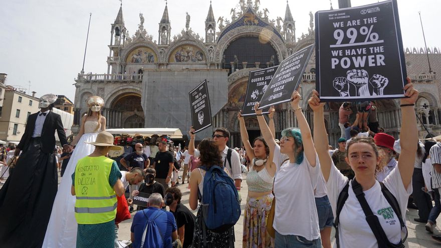 Comienzan en Venecia las celebraciones de la boda de Jeff Bezos