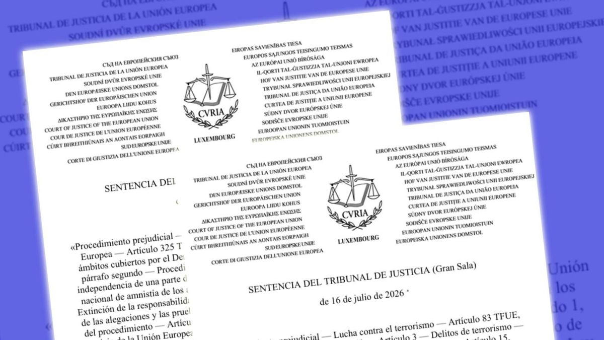DOCUMENTO | Consulta la sentencia del TJUE sobre la ley de amnistía