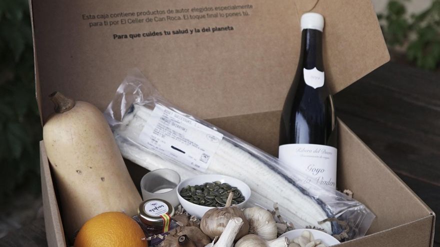 Cesta del proyecto 'Gastronomía Sostenible' del mes de octubre.