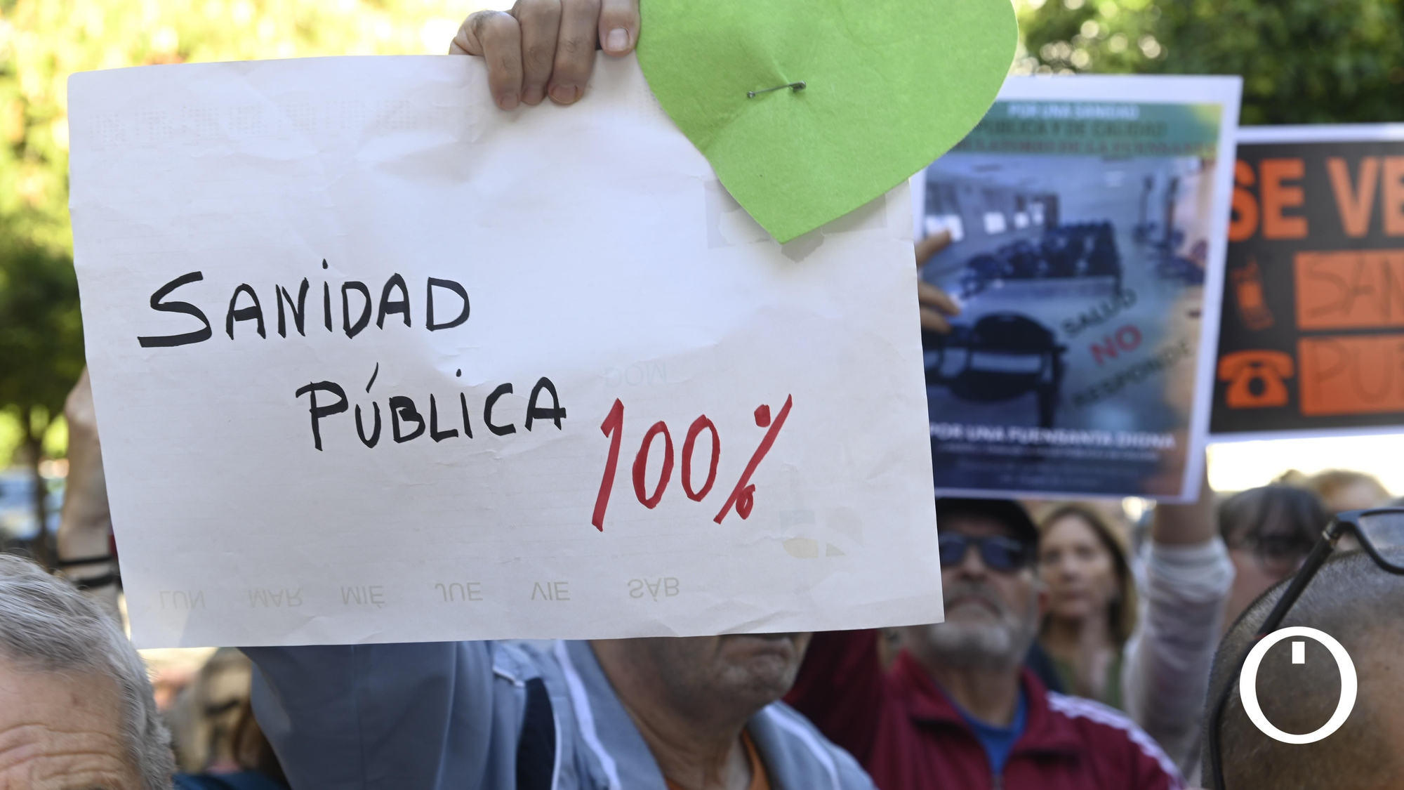 Concentración en el centro de salud de la Fuensanta