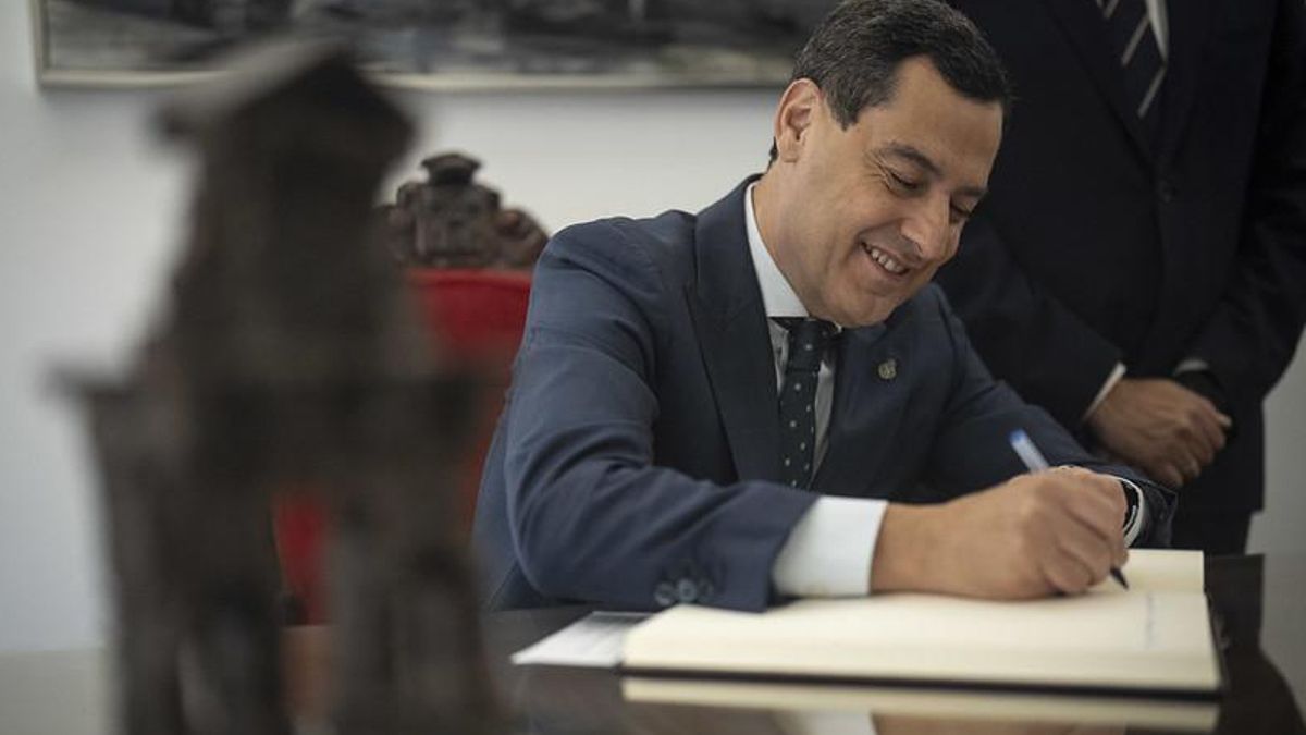 Juan Manuel Moreno, presidente de la Junta de Andalucía.