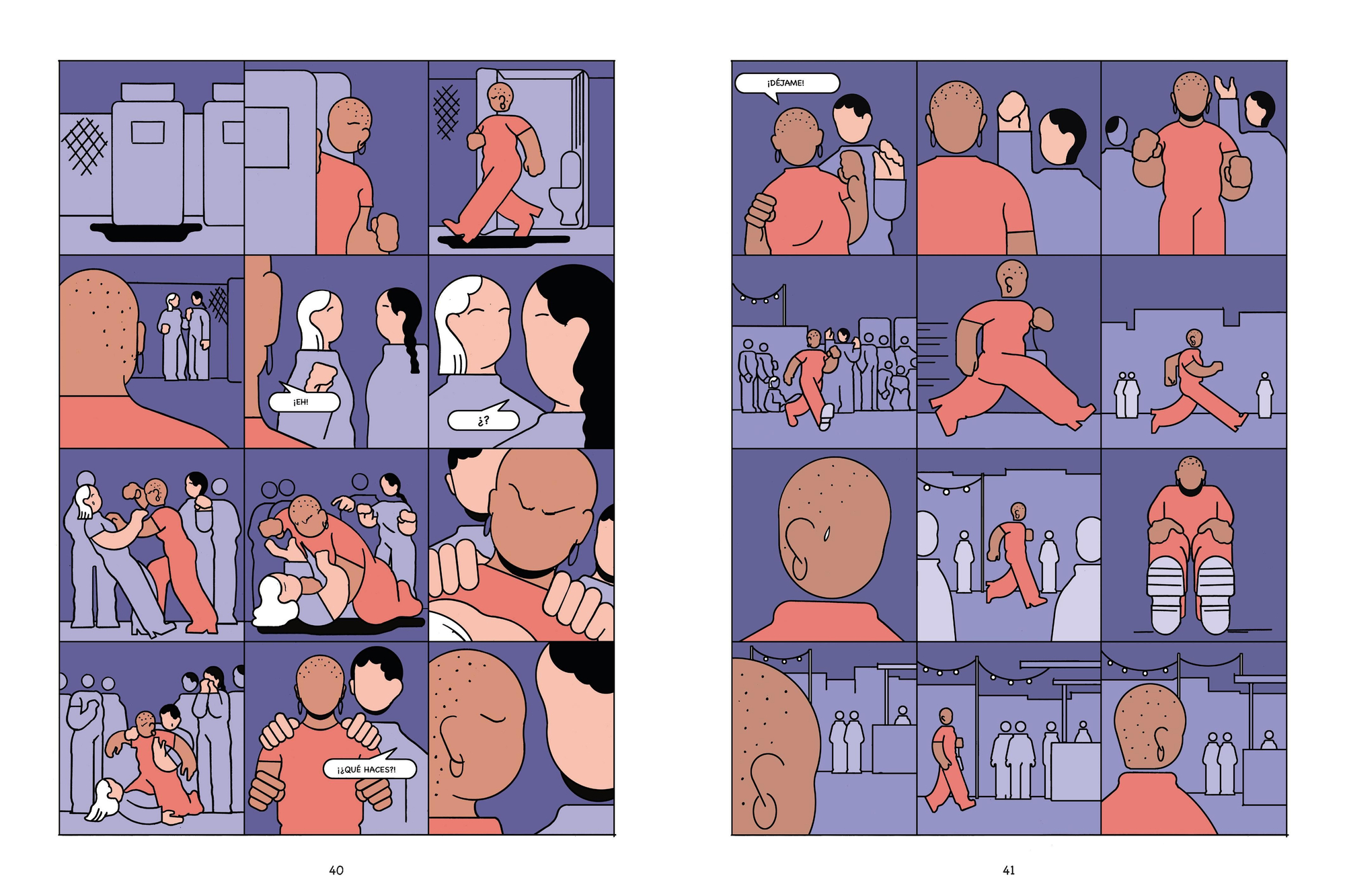 Otras dos páginas de 'Chacales'