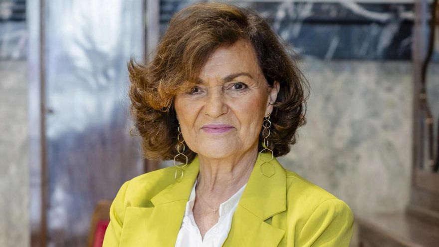 Archivo - La presidenta del Consejo de Estado, Carmen Calvo