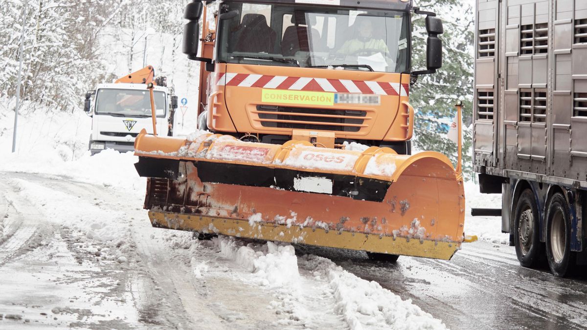 Seis provincias de Castilla y León en aviso amarillo por nevadas débiles este martes
