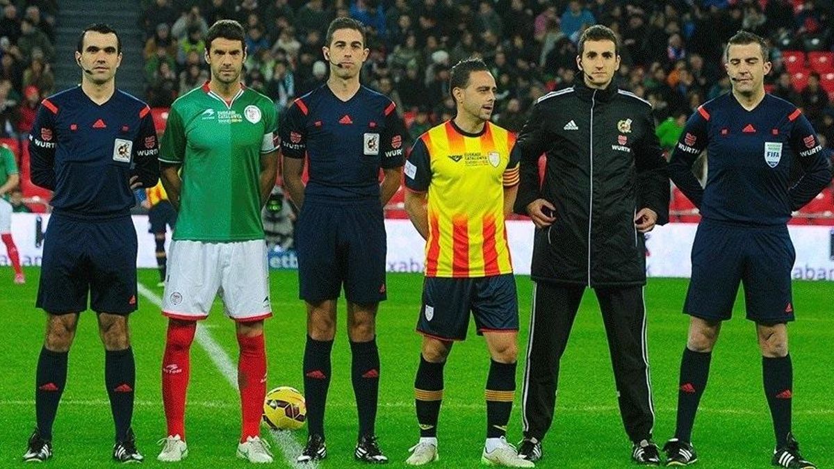 Imagen de archivo de un partido entre la selección vasca y la catalana.