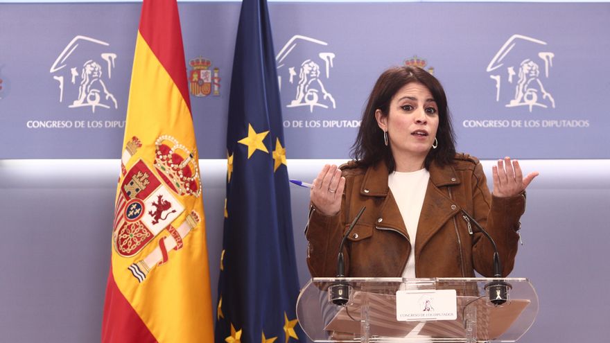 La portavoz parlamentaria del PSOE, Adriana Lastra