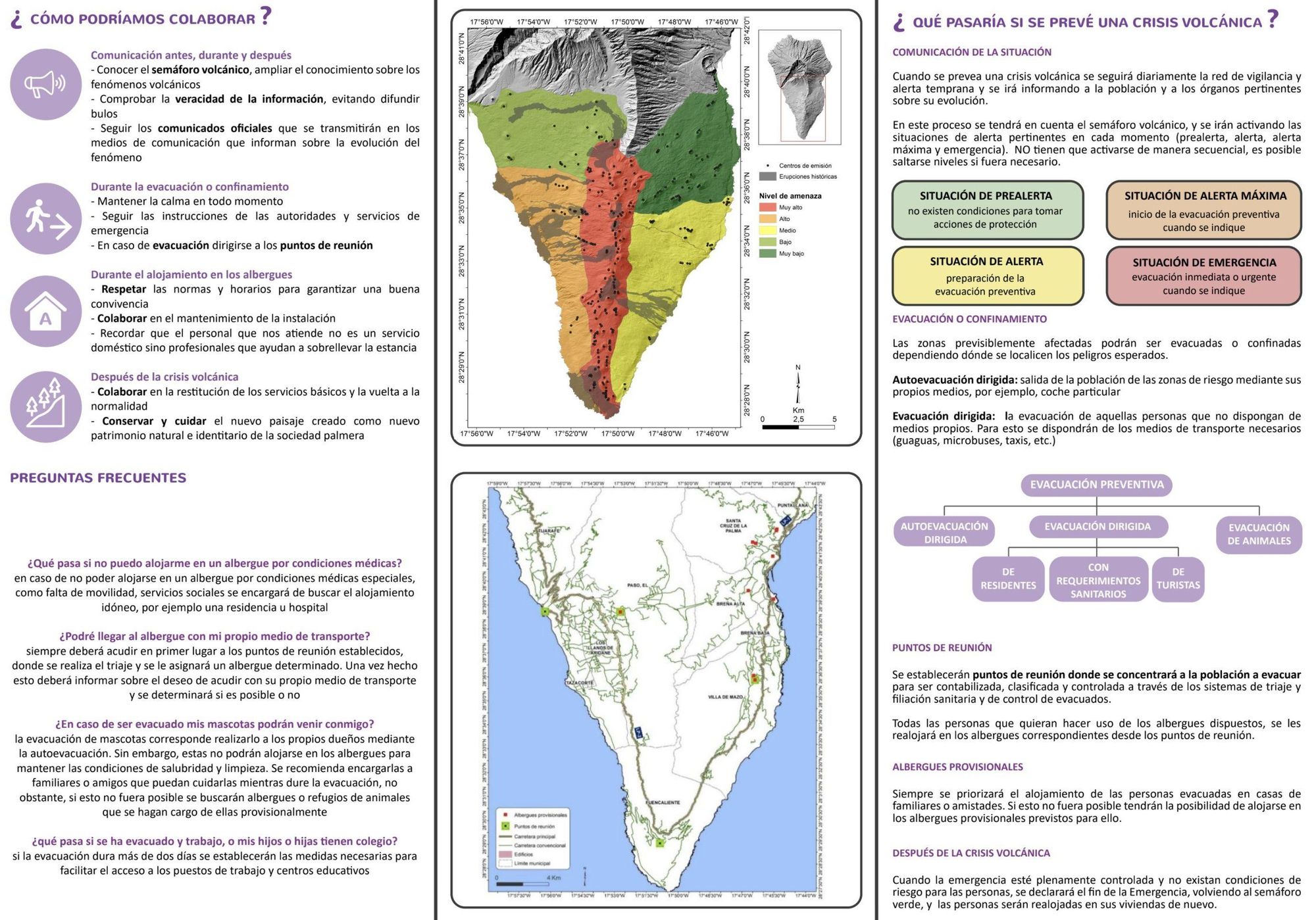 Folleto del Plan de Actuación Insular ante el Riesgo Volcánico