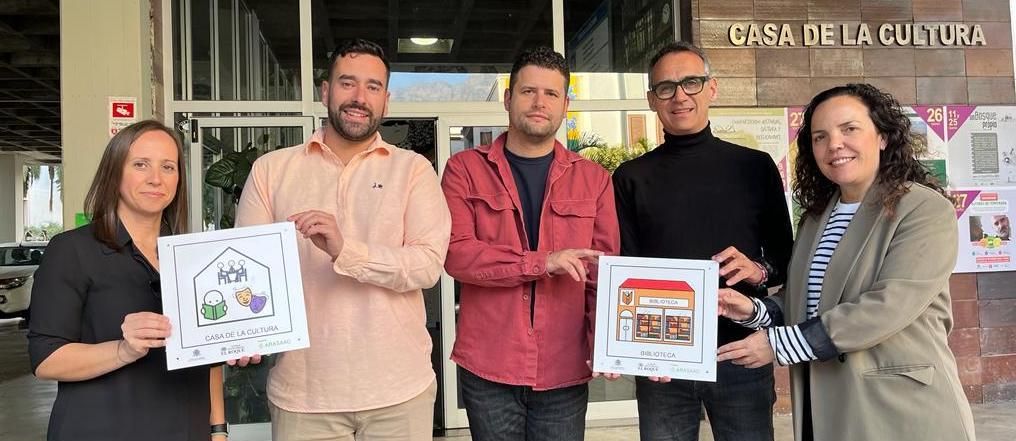 Los Llanos de Aridane fomenta la accesibilidad cognitiva en espacios públicos junto con CEIP El Roque.