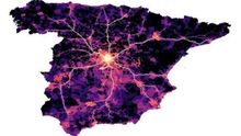 Patrón de propagación de la epidemia desde Madrid