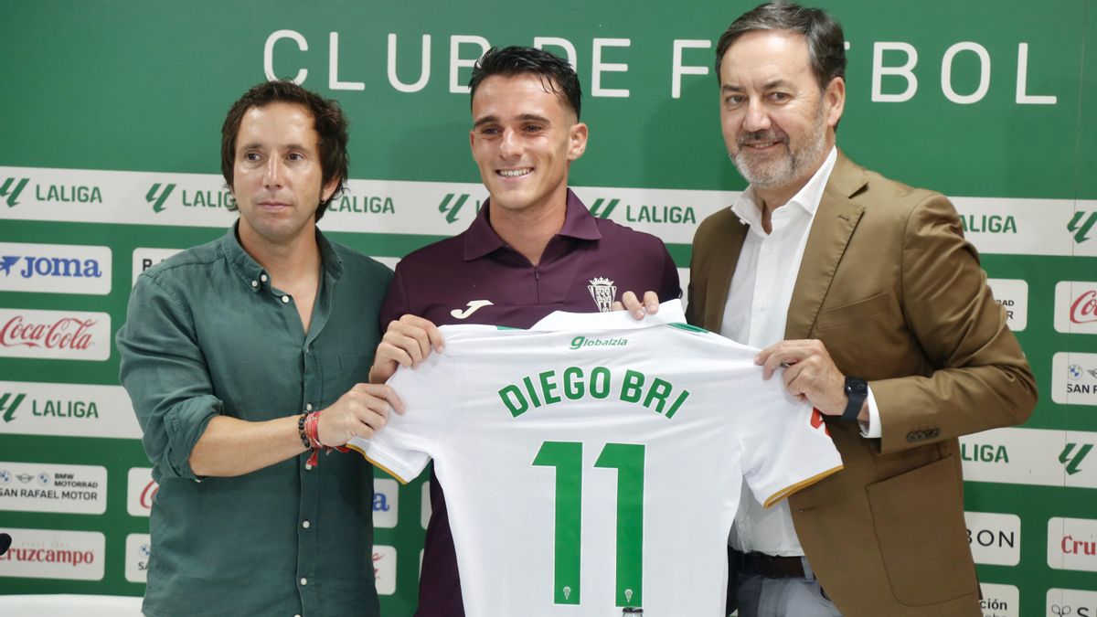 Presentación de Diego Bri como jugador del Córdoba CF