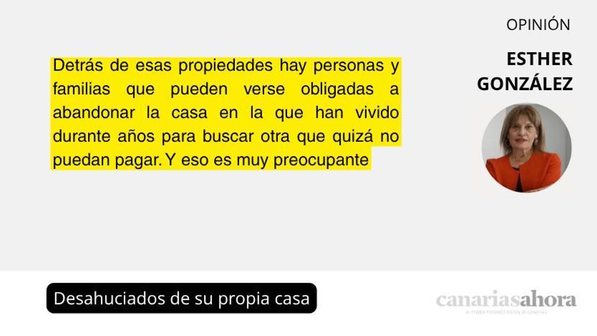 Desahuciados de su propia casa