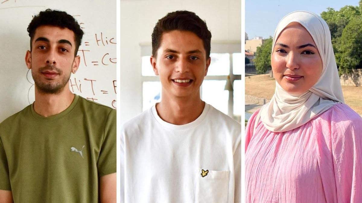 Talal El Khalloufy, Amine Oubihi y Hadjer Rahou, profesores de Prollema