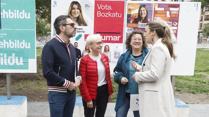 Sumar y Podemos afrontan en Euskadi su última batalla electoral antes de las europeas