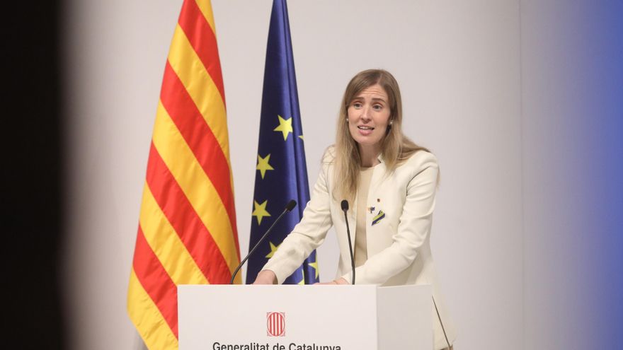 Archivo - La consellera de Acción Exterior y Gobierno Abierto de la Generalitat, Victòria Alsina