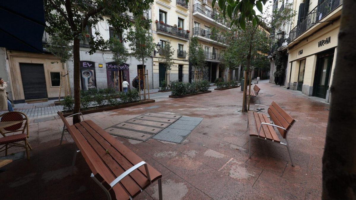 El Ayuntamiento de Madrid declara peatonales diez calles del entorno de la plaza Jacinto Benavente